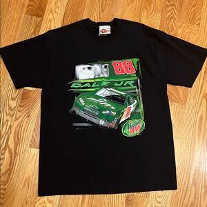 Black Dale Jr Graphic T-Shirt